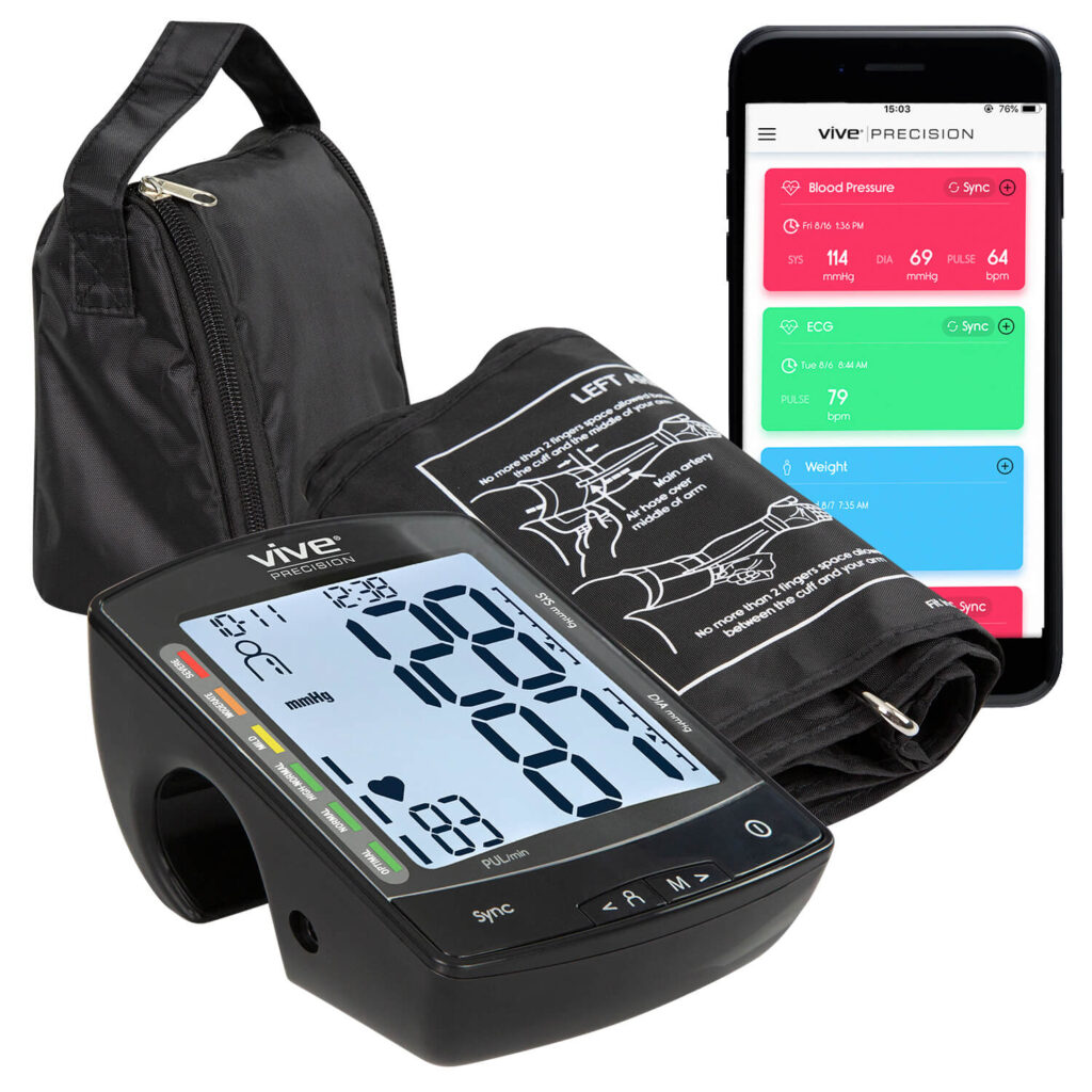 Blood pressure monitor model BT-V for remote patient monitoring